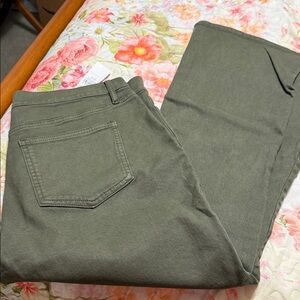 Olive Green Jeans